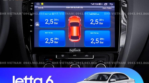 Màn hình DVD Android xe Volkswagen Jetta 2011 - 2018 | Fujitech 